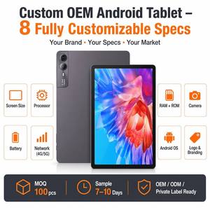 Tablette Android 15 personnalisée de 14 pouces avec grand écran 1920x1200 FHD IPS, 6 Go + 128 Go, <span class=keywords><strong>GMS</strong></span>, WiFi 6, 4G LTE pour l'éducation, les soins de santé et les points de vente (POS) - Vente en gros - Product Image 1