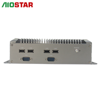 Komputer Mini Intel N100 Tanpa Kipas dengan 4 Port USB 6 Port COM Quad LAN Sistem Tertanam - Buatan Cina