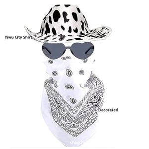 Polyester OEM Western Cowboy Hat Sets with <b>Silk</b> Screen Printing for Corporate Giveaways - Product Image 4