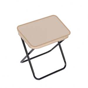 Taburete Plegable Portátil de Acero Inoxidable con Logotipo Personalizado, Silla Plegable para Exteriores, Taburete para Camping y Pesca, Venta al Por Mayor - Product Image 4