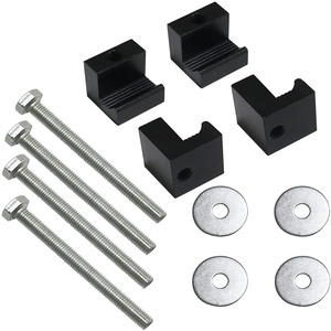 2 cái/bộ xe tải hộp công cụ Tie dowm Clip Hợp kim nhôm + thép J Loại Cố Định kẹp chéo hộp công cụ Fastener gắn kẹp - Product Image 4