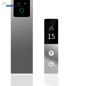 Bên ngoài đoạn mã <span class=keywords><strong>LCD</strong></span> thang máy lop với nút cơ khí, chân tóc thép không gỉ - Product Image 1