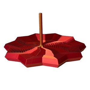 Durable Stress Relief Sensory Twist Star Christmas Decor Screw Tower Magic Flexible Articulated 3D Printing Toy - Product Image 1