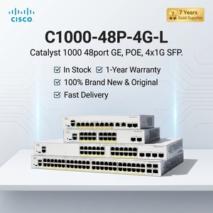 Cisco Catalyst 48-Port POE <strong>Ethernet</strong> <strong>Switch</strong> with 104G Capacity Stackable Design in Stock C1000-48P-4G-L - Product Image 3