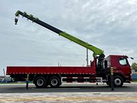 Camion grue Sinotruk Howo 4x2, grue télescopique hydraulique de 4 tonnes avec caisse de chargement