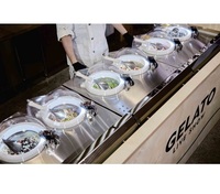 MILES GALAXY PRO V2 Machine à glaces et sorbets anti-buée et anti-condensation pour la fabrication de glaces, gelatos, sorbets, yaourts glacés ou granitas
