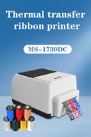 Imprimante à ruban doré à transfert thermique USB MASUNG MS-1730 300 DPI convient à la plupart des largeurs d'impression sur le marché