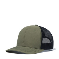 Casquettes Trucker OEM Personnalisées Hip Hop pour l'extérieur et la plage, en tissu éponge, avec logo brodé 3D, calotte haute, dos en maille, coupe profonde, pour grandes têtes XXL