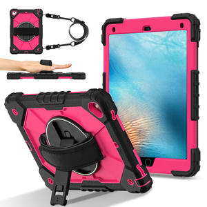 เคสกันกระแทกสำหรับเด็ก พร้อมขาตั้งหมุนได้ 360 องศา และสายสะพายไหล่ สำหรับ iPad 6/5 Gen Pro 9.7 2017 2018 OEM ODM - Product Image 1