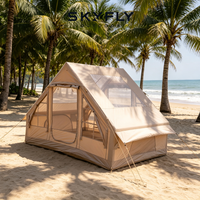 Tente de camping imperméable et coupe-vent 4 saisons, familiale, gonflable, légère, OEM