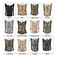 Sac à dos tactique d'hydratation imperméable pour l'extérieur 3L, sac Molle en tissu Oxford avec doublure en nylon, idéal pour la chasse, doté de poches à eau