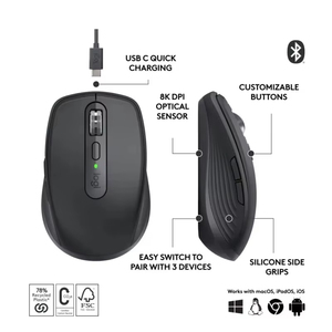 <span class=keywords><strong>Logitech</strong></span> MX Anywhere 3S Ratón inalámbrico 8000DPI MagSpeed SmartShift <span class=keywords><strong>Office</strong></span> Ratones Gaming <span class=keywords><strong>Mouse</strong></span> Inalámbrico - Product Image 3