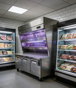 Plan de travail réfrigéré à refroidissement direct commercial, multifonctionnel, pour la préparation des aliments, pour cuisine professionnelle - Product Image 4