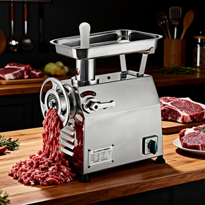 <span class=keywords><strong>Hachoir</strong></span> <span class=keywords><strong>à</strong></span> <span class=keywords><strong>viande</strong></span> commercial et industriel pour bouchers de restaurant avec accessoire de tranchage - Product Image 6