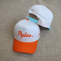 Casquettes de sport décontractées en coton bicolore avec logo brodé 3D personnalisé, visière incurvée, 5 panneaux, casquettes de baseball pour femmes, prix d'usine