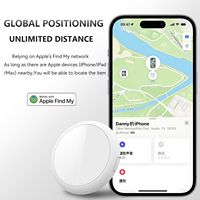 XOWO Smart Air Tag Tracker Finder Locator avec écran OLED, contrôle par application, anti-perte pour portefeuille, sacs, valises, enfants, personnes âgées