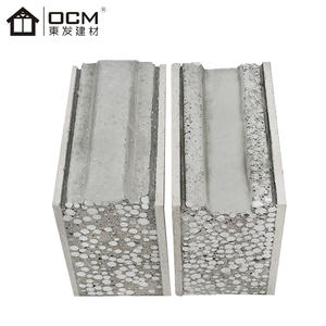 <span class=keywords><strong>Panel</strong></span> de sándwich de tablero de cemento de fibra de partículas EPS gris ligero para arquitectura urbana para techo de pared Exterior cámara fría espuma de PU - Product Image 5