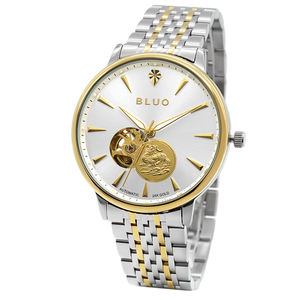 Reloj de Pulsera Mecánico Automático con Esfera de Esqueleto para Hombre, Deportivo, de Moda, de Lujo, Resistente al Agua - Product Image 1