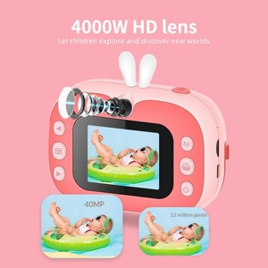 Kinder-Cartoon-Design 2,4-Zoll HD Sofortbildkamera mit Fotoaufnahme- und Druckfunktion aus ABS-Material - Product Image 2