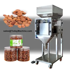 Máquina de enchimento linear de sal e arroz com sementes de açúcar e balança