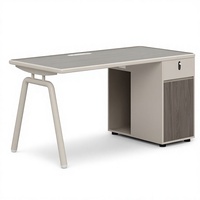 Poste de travail de bureau individuel avec cloison, bureau informatique moderne pour employés, ensemble de mobilier de direction de luxe, vente en gros