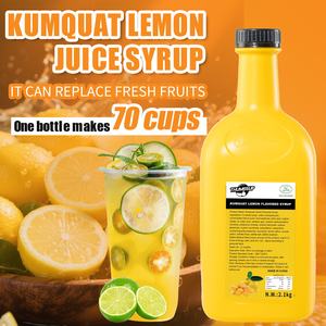 Kumquat limonada fruta jarabe líquido concentrado materias primas para Té burbuja té leche té ingredientes para tienda bebidas - Product Image 2