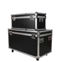 Flight case en aluminium personnalisable pour câbles, épaisseur 9/12 mm, en contreplaqué, solution de rangement étanche, OEM/ODM pour étuis d'instruments de musique