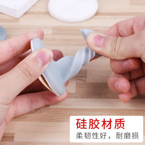 Tope de Puerta de Silicona Anticolisión Top Valley, Sin Necesidad de Taladrar, Tope de Puerta para Pared, para Baño, Puerta de Inodoro, Protección Contra Colisiones - Product Image 2