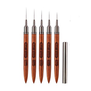 Ultra Fine Nail Liner Brush Wooden Handle Nylon Hair Detail Painting Pen for Gel Polish Art - Product Image 1