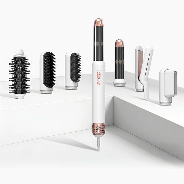 Multifunctional Styler Portable Comb Multi Hot Air Brush Ionic Blow Travel Styling Tool Electric Foldable Hair Dryer