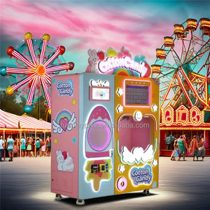 Custom Fully Automatic Commercial <strong>Sugar</strong> Maker New Electric <strong>Cotton</strong> <strong>Candy</strong> Vending Machine - Product Image 2