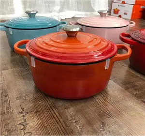 Good Quality Cookware Cast Iron Enamel Casserole With Lid