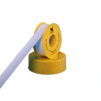Ruban blanc de haute qualité 19 mm x 0,2 mm, ruban PTFE, densité standard pour l'étanchéité des conduites d'eau
