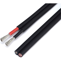 Connecteur de câble solaire aérien en cuivre étamé 6 mm 1500 V CC, sans halogène, XLPO, double cœur, toronné, fourni par l'usine Purorigin