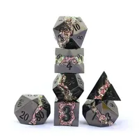 Dungeons and Dragons polyhedral nach metall rpg würfel