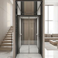Ascensore Compatto per Casa, Villa e Hotel, 2-5 Piani, Carico 400kg, Acciaio Inox, Facile Installazione, Bassa Manutenzione, Allarme di Sicurezza