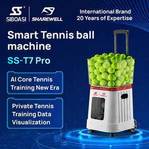 SHAREWELL SW-T7 Pro Macchina Professionale per Palline da <span class=keywords><strong>Tennis</strong></span> e Pickleball con Controllo Vocale AI e Condivisione Dati per 100 Palline - Product Image 3