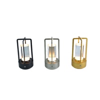 Lampe de table en cristal en forme de croix, contrôle tactile, DIY, pour camping en extérieur, bar, restaurant, chambre à coucher, veilleuse