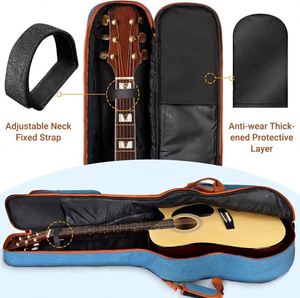 Free Sample Factory Direct Sales 40/41 Inch Acoustic Bag Double Strap Colorful Folk Keyboard Bag 5mm Thickness - Product Image 4