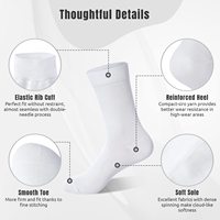 Chaussettes de sport à logo personnalisé pour hommes Chaussettes décontractées