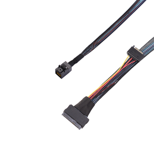 <strong>SFF</strong>-8643 to <strong>U2</strong> (<strong>SFF</strong>-8639) 80CM NVMe SAS Connectors Adapter Cable for Computer SSD with Nylon/PVC/Plastic Jacket - Product Image 4