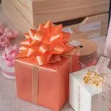 Custom 100mm <b>Wired</b> Polyester Double Face Glitter Printed Gift Bows & <b>Ribbons</b> for Wrapping Packaging - Product Image 2