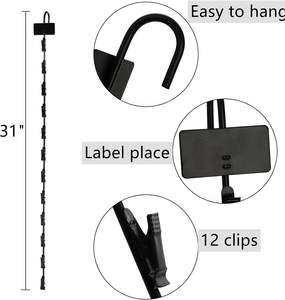 Clips de suspension en plastique pour présentoirs, clips de merchandising en plastique, fabrication en usine - Product Image 4