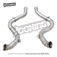 Tuyau d'échappement en acier inoxydable Tuning pour Mercedes-Benz C63/C63S AMG W205 4.0T 2015-2024, Downpipe Race Free Flow en stock
