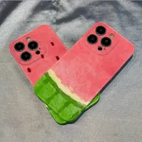 Étui mignon pastèque pour IPHONE 1514PRO MAX 13 13 PRO 13 PRO MAX 14 14PLUS 14PRO étuis de téléphone portable durs en acrylique couvertures arrière 16