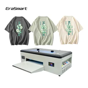 Erasmart Dtf Machine Printer 30Cm Impresora Dtf 1390 & L1800 Canvas Drukmachine Voor Alle Textiel