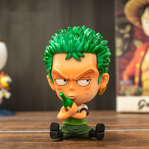 Figuras de juguete de anime de PVC de cabeza grande estilo Q, Luffy, <span class=keywords><strong>Zoro</strong></span>, Chopper, Ace, Boa Hancock, caja sorpresa, decoración, venta al por mayor - Product Image 4