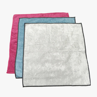 Serviette en fibre de charbon de bambou antibactérienne 40x40cm, chiffon de séchage pour vaisselle, chiffons de nettoyage absorbants, ensemble de serviettes en microfibre pour la cuisine