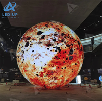 LEDIUP Esfera de bola creativa Pantalla de visualización LED Diámetro personalizable Pantalla de visualización de globo de video LED para Museo de Tecnología