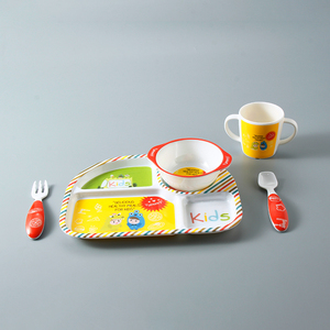 Hot Sale Custom Cartoon Food Grade 100% Melamine <strong>Children</strong> Tableware Kids Dinnerware <strong>Dinner</strong> <strong>Set</strong> - Product Image 3